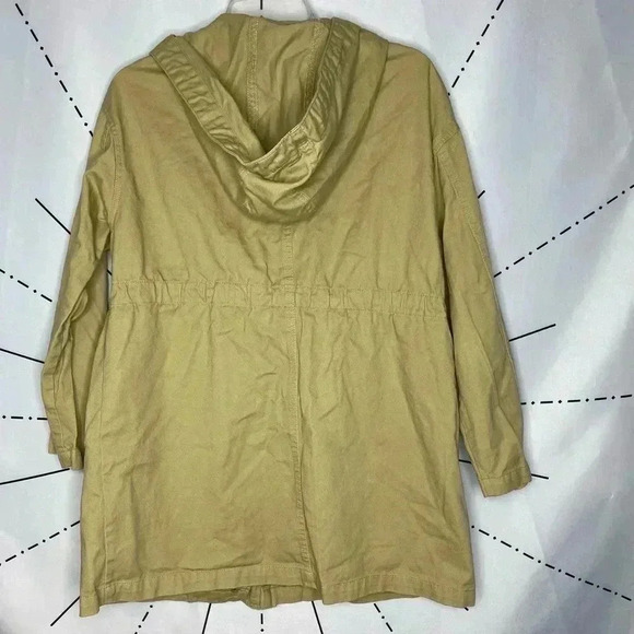 ASOS DESIGN oversized lightweight parka in stone - Picture 8 of 8